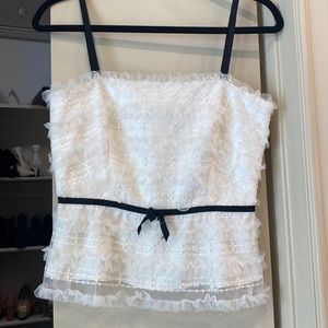 Milly Tulle Bow Top